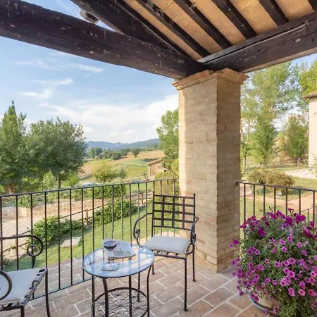 公寓 Charming In Montone With Garden 蒙托内
